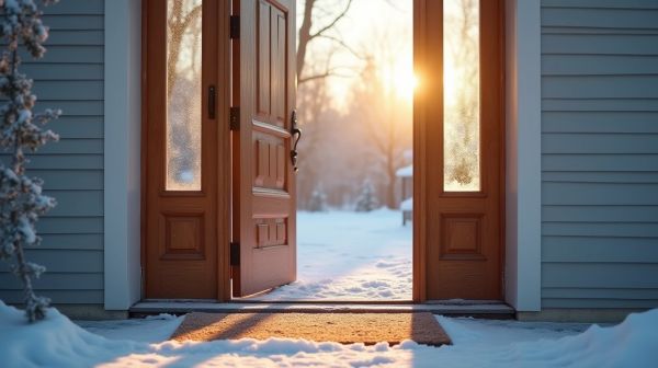 Optimiser l'isolation d'une porte d'entrée contre le froid